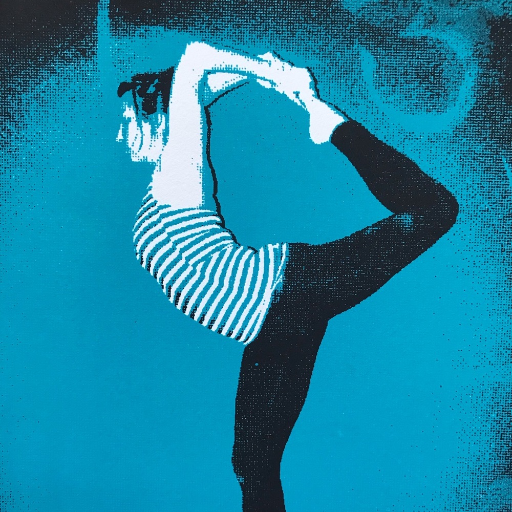 Natarajasana Dancer Pose Screenprint